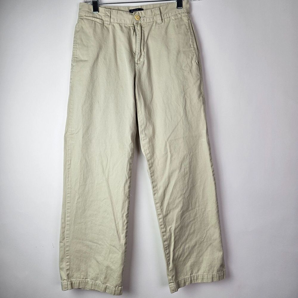 Polo Ralph Lauren Chino Khakis‎ Pants Beige Cotton Size 14